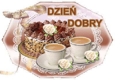 Dzień dobry dwie kawy tort